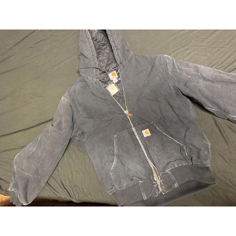 Carhartt jacket with hood black